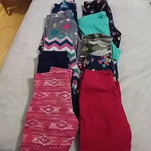 10 pair of soft leggins